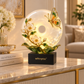 Whvycu™ Luxury Crystal Butterfly Moon LED Decorative Sculpture
